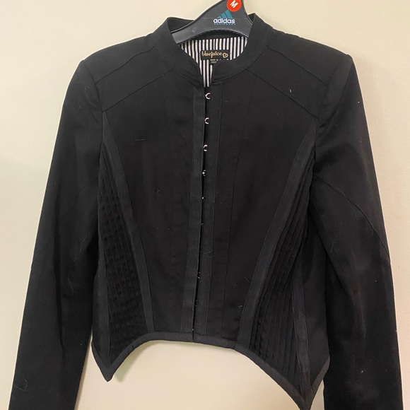 Blue Juice size 14 Black Sculptured Jacket - Picture 6 of 13